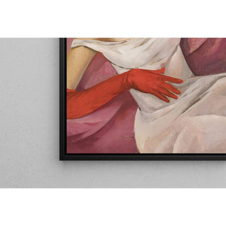 Dame au chapeau haut de forme - Boris Grigoriev | Reproduction Tableau Décoration murale affiche copie