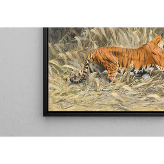 Dans la jungle Tigre - Wilhelm Kuhnert | Reproduction Tableau Décoration murale affiche copie