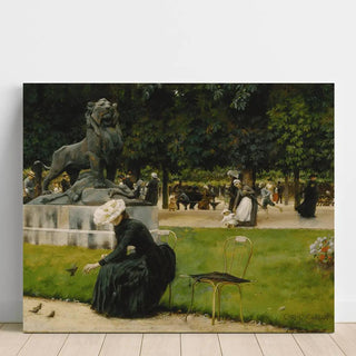 Dans le Jardin du Luxembourg - Charles Courtney Curran | Reproduction Tableau Décoration murale affiche copie