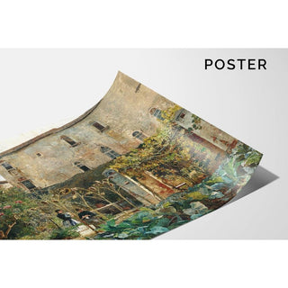 Dans un jardin du sud - Marie Egner | Reproduction Tableau Décoration murale affiche copie