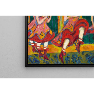 Danseurs de Czardas - Ernst Ludwig Kirchner | Reproduction Tableau Décoration murale affiche copie