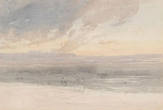 David Cox - Sunset From The Shore.webp