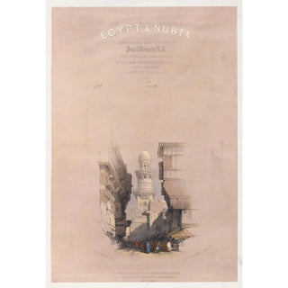 David Roberts - Street scene in Cairo Title vignette vol 3.webp