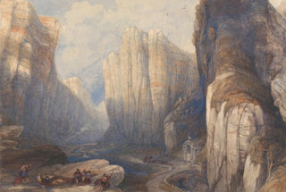 David Roberts - The Pass of Pancorbo The Pyrenees.webp