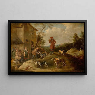 David Teniers The Younger - Resting Hunters.webp