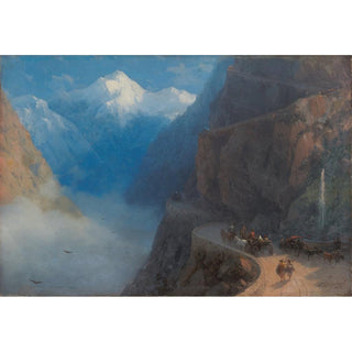 De Mleta à Gudauri - Ivan Konstantinovich Aivazovsky | Reproduction Tableau Décoration murale affiche copie
