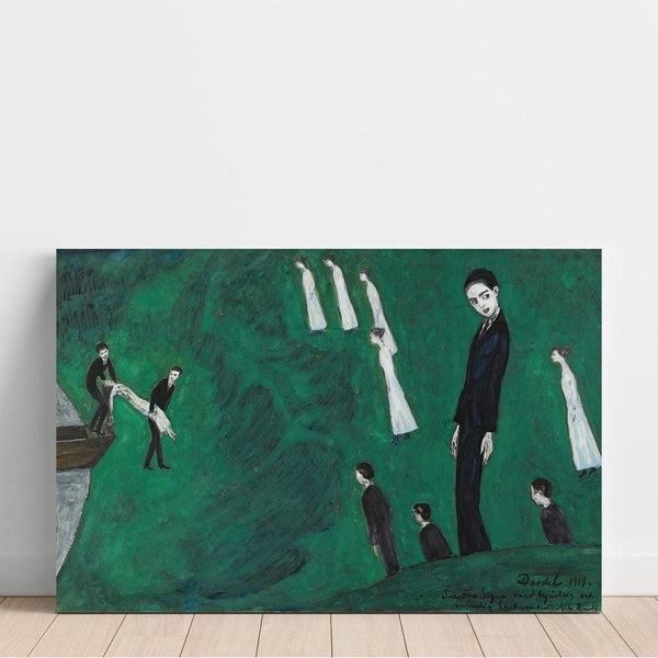 Reproduktion des Gemäldes Den Drunknade Flickan I - Nils Dardel