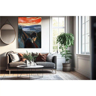 Désespoir - Edvard Munch | Reproduction Tableau Décoration murale affiche copie