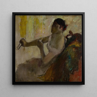 Edgar Degas - Portrait de Mlle Rose Caron Portrait of Rose Caron.webp