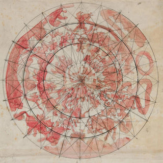 Kunstdruck | Studien zur Komposition mit Tierkreiszeichen für die Freske an der Decke der Stunden im Zimmer des Kapitols im Pennsylvania State House in Harrisburg - Edwin Austin Abbey