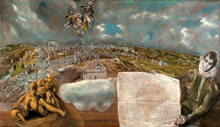 El Greco Domenikos Theotokopoulos - View and Plan of Toledo.webp