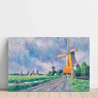 Environs De Rotterdam - Maximilien Luce | Reproduction Tableau Décoration murale affiche copie