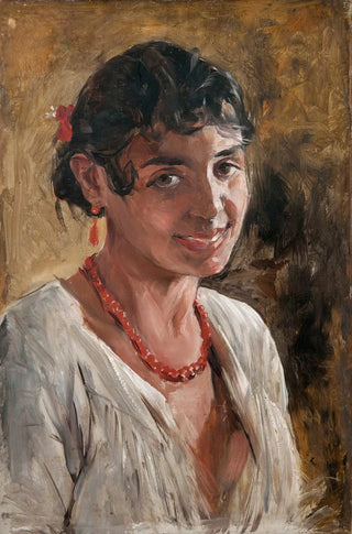 Ernst Josephson - Smiling Spanish Girl Study.webp