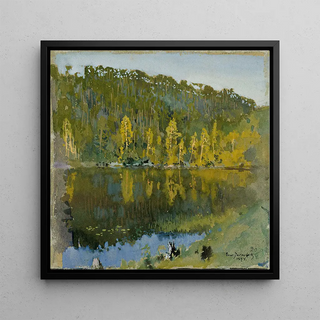 Étude de paysage de mare forestière - Eero Järnefelt