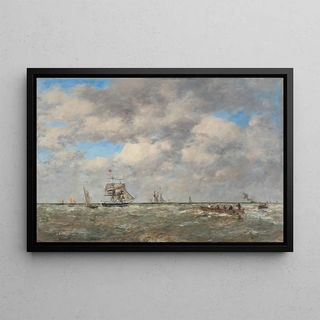 Eugne Boudin - Pleine mer Les lamaneurs.webp