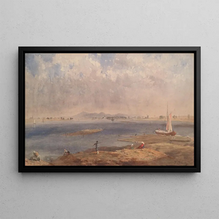 Eugne Boudin - Seascape in Brittany.webp