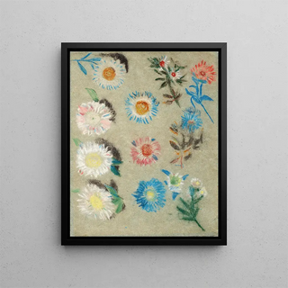 Eugne Delacroix - tude de fleurs.webp