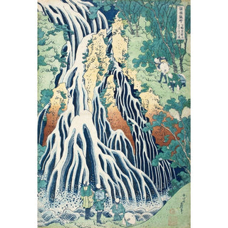 Falls of Kirifuri at Mt. Kurokami, Shimotsuke Province - Katsushika Hokusai | Reproduction Tableau Décoration murale affiche copie