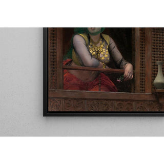 Femme au balcon - Jean-Léon Gérôme | Reproduction Tableau Décoration murale affiche copie