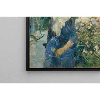 Femme dans le jardin - Berthe Morisot | Reproduction Tableau Décoration murale affiche copie