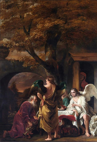 Ferdinand Bol - Abraham Entertaining the Three Angels.webp