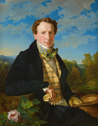 Ferdinand Georg Waldmller - Selbstportrt in jungen Jahren.webp