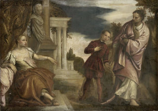Follower Of Paolo Veronese - The Choice between Virtue and Passion.webp