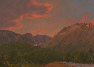 Frederic Edwin Church - Mountain Landscape at Sunset.webp