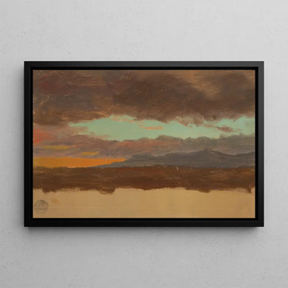 Frederic Edwin Church - Sunset over Hudson Valley.webp