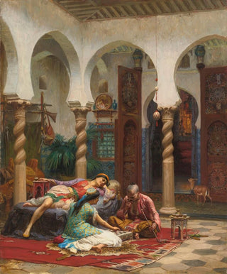 Frederick Arthur Bridgman - Idle Moments.webp