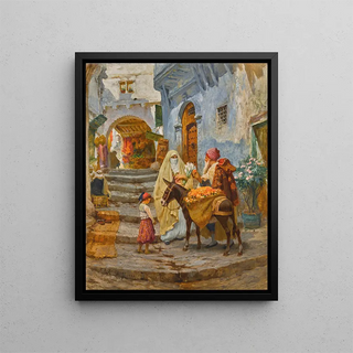 Frederick Arthur Bridgman - The orange seller.webp