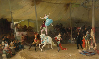Frederick Arthur Bridgman - Un Cirque En Province The American Circus In France.webp