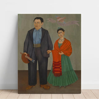 Frida et Diego Rivera - Frida Kahlo | Reproduction Tableau Décoration murale affiche copie