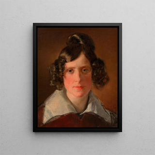 Friedrich von Amerling - Antonie Amerling geb Kaltenthaler 1 Frau Amerlings.webp