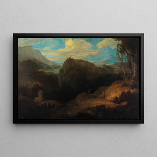 Friedrich von Amerling - Gebirgslandschaft.webp