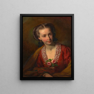 Friedrich von Amerling - Hermine Amerling Schwgerin Friedrich Amerlings.webp