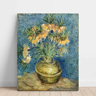 Fritillaires, couronne impériale dans un vase de cuivre - Vincent Van Gogh | Reproduction Tableau Décoration murale affiche copie