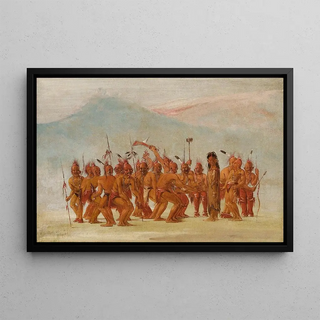 George Catlin - Dance To The Berdash.webp