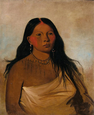 George Catlin - KhKeTsee Thighs a Wichita Woman.webp