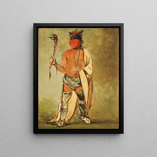 George Catlin - NaughHighHeeKaw He Who Moistens The Wood.webp