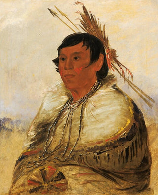 George Catlin - NiACMo Fix With The Foot a Brave.webp