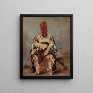 George Catlin - NoWyKeSgGah He Who Strikes Two At Once a Brave.webp