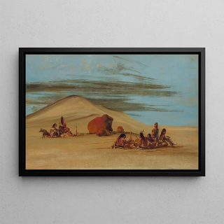 George Catlin - Sioux Worshiping At The Red Boulders.webp