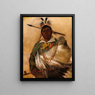 George Catlin - ThKeNhKee Black Coat a Chief.webp