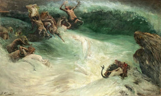 Georges Jules Victor Clairin - Naiades et Centaures dans les Vagues.webp