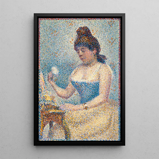 Georges Seurat - Young Woman Powdering Herself.webp