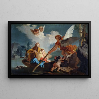 Giovanni Battista Tiepolo - Flight into Egypt.webp
