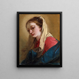 Giovanni Battista Tiepolo - Mary Magdalene In ThreeQuarter View Veiled In A White Cloth.webp