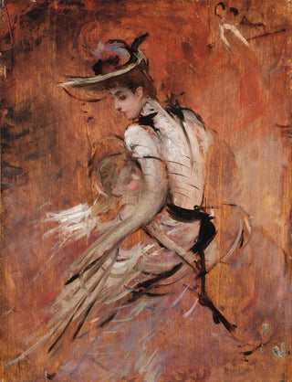 Giovanni Boldini - A Young Mother with a Hat.webp