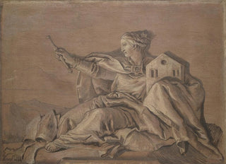 Giovanni Domenico Tiepolo - Allegorical Figure Representing Europe.webp